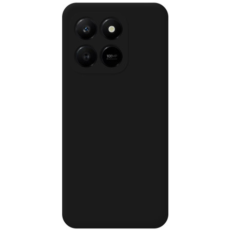 Funda Silicona Líquida Ultra Suave para Huawei Honor 400 Smart 5G color Negra