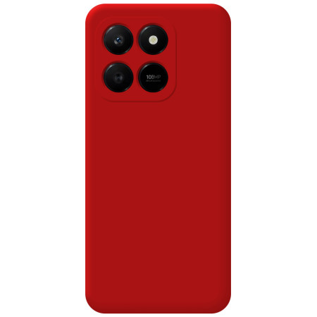 Funda Silicona Líquida Ultra Suave para Huawei Honor 400 Smart 5G color Roja