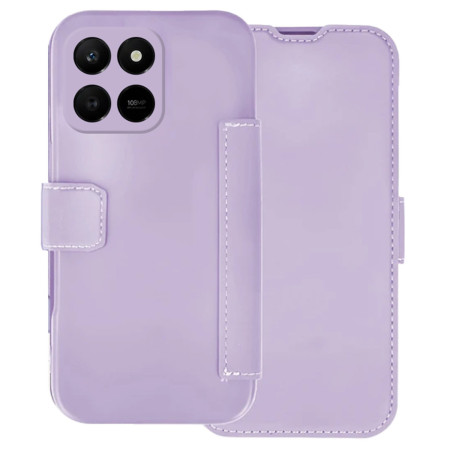 Funda Silicona Suave con Tapa para Huawei Honor 400 Smart 5G color Morada