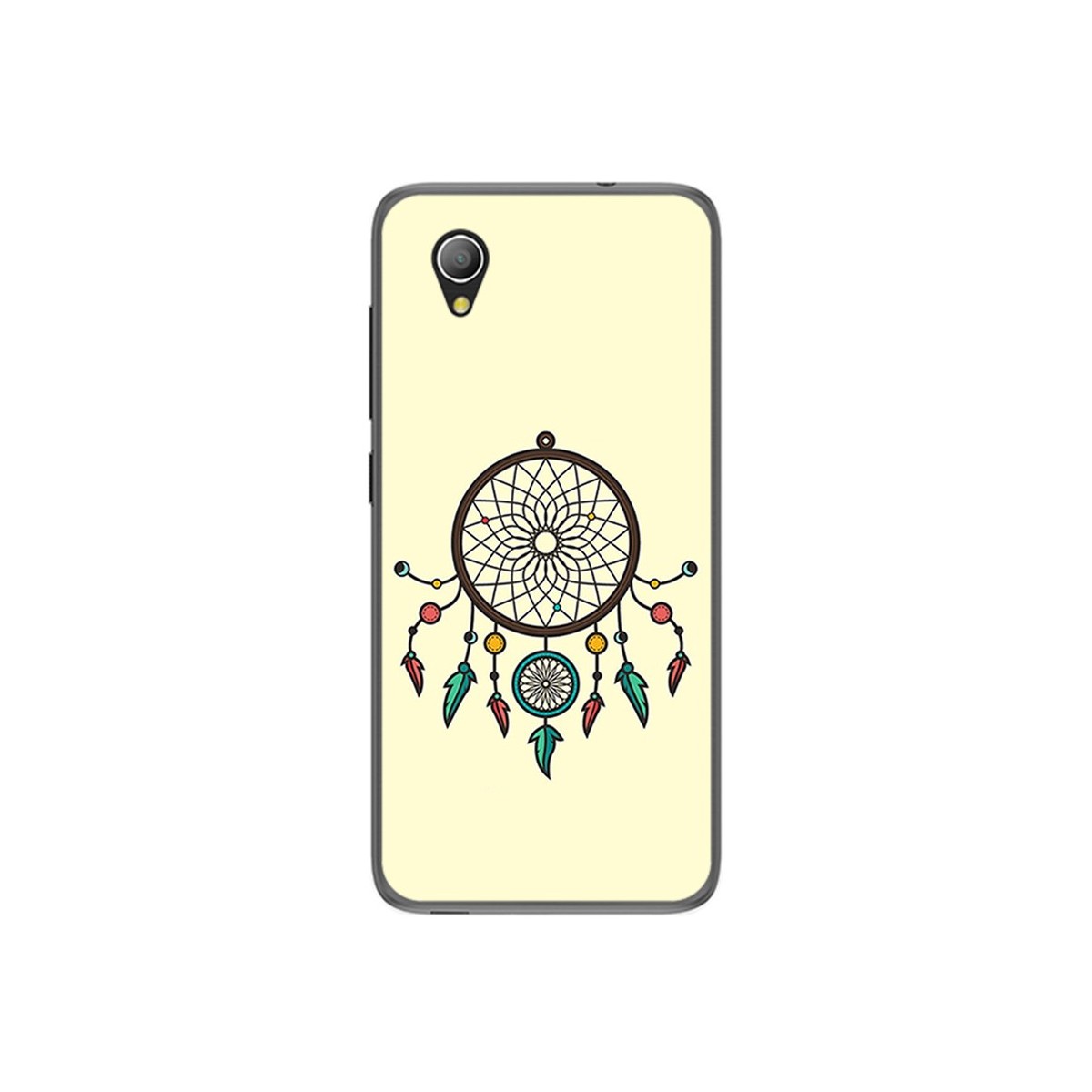 Funda Gel Tpu para Alcatel 1 / Orange Rise 54 / Vodafone Smart E9 Diseño Atrapasueños Dibujos