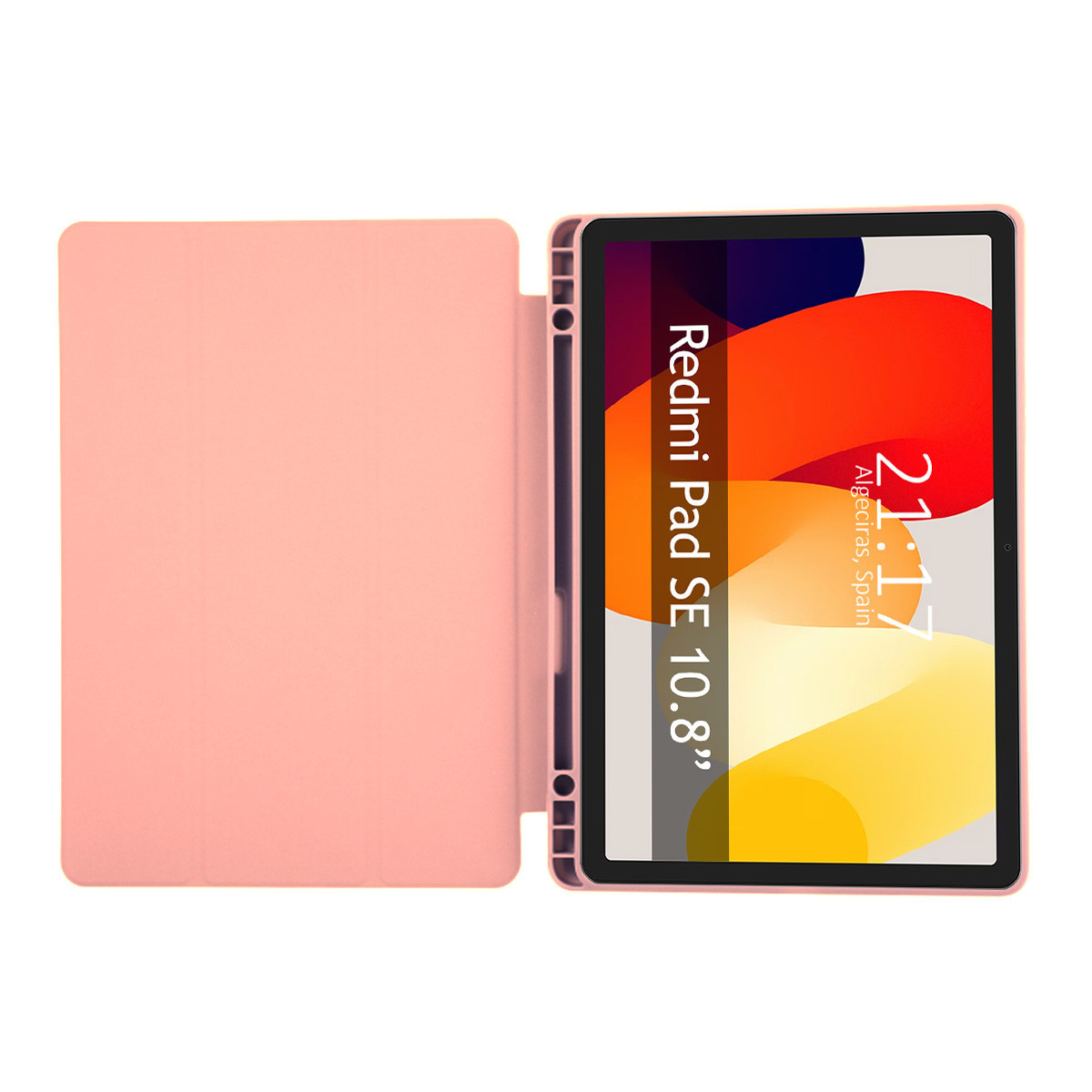 Funda con tapa Smart para Xiaomi Redmi Pad SE 11 color Rosa