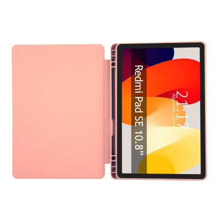 Funda con tapa Smart para Xiaomi Redmi Pad SE 11 color Rosa