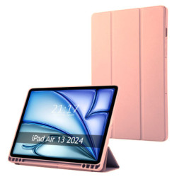 Funda con tapa Smart para Apple iPad Air 2024 13 (M2) color Rosa