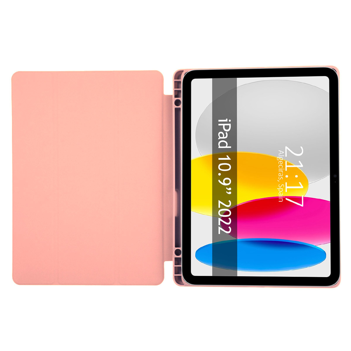 Funda con tapa Smart para iPad 10ª Gen. 10.9 (2022)  color Rosa
