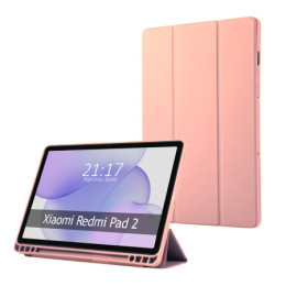 Funda con tapa Smart para Xiaomi Redmi Pad 2 color Rosa