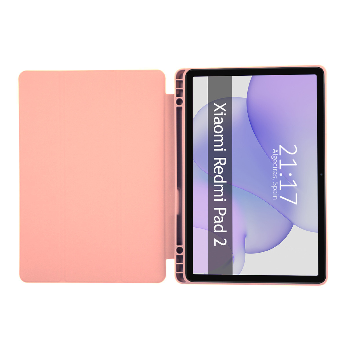 Funda con tapa Smart para Xiaomi Redmi Pad 2 color Rosa