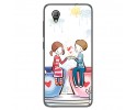 Funda Gel Tpu para Alcatel 1 / Orange Rise 54 / Vodafone Smart E9 Diseño Cafe Dibujos