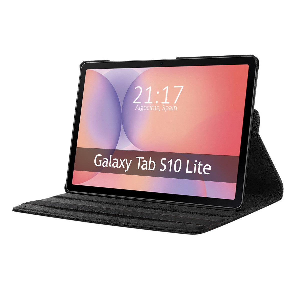 Funda Giratoria 360 para Samsung Galaxy Tab S10 Lite color Negra