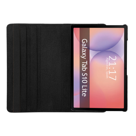 Funda Giratoria 360 para Samsung Galaxy Tab S10 Lite color Negra