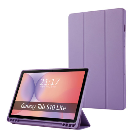 Funda con tapa Smart para Samsung Galaxy Tab S10 Lite color Morada