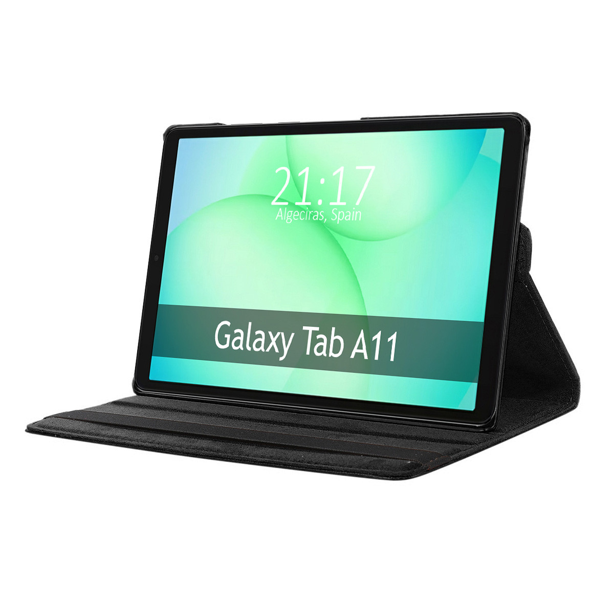 Funda Giratoria 360 para Samsung Galaxy Tab A11 8.7 color Negra
