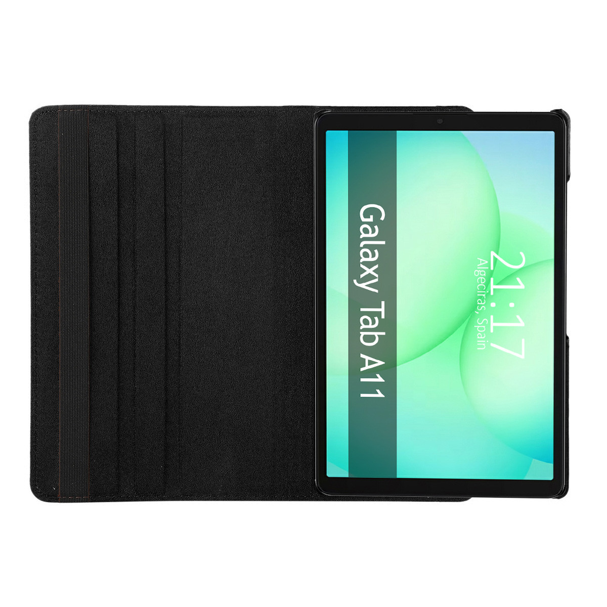 Funda Giratoria 360 para Samsung Galaxy Tab A11 8.7 color Negra