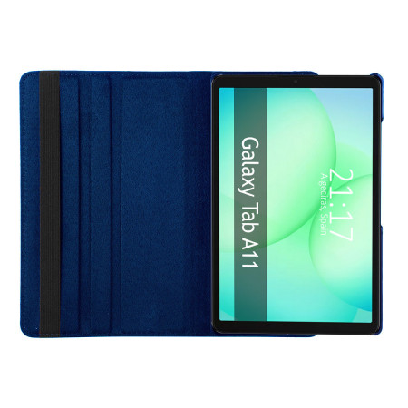 Funda Giratoria 360 para Samsung Galaxy Tab A11 8.7 color Azul