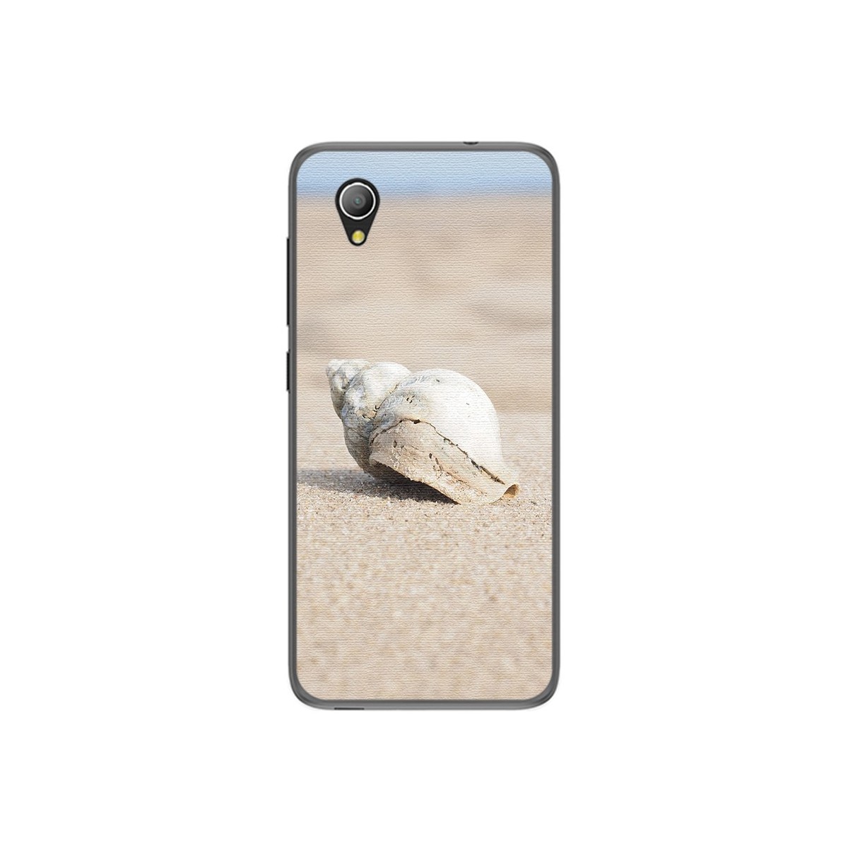 Funda Gel Tpu para Alcatel 1 / Orange Rise 54 / Vodafone Smart E9 Diseño Concha Dibujos
