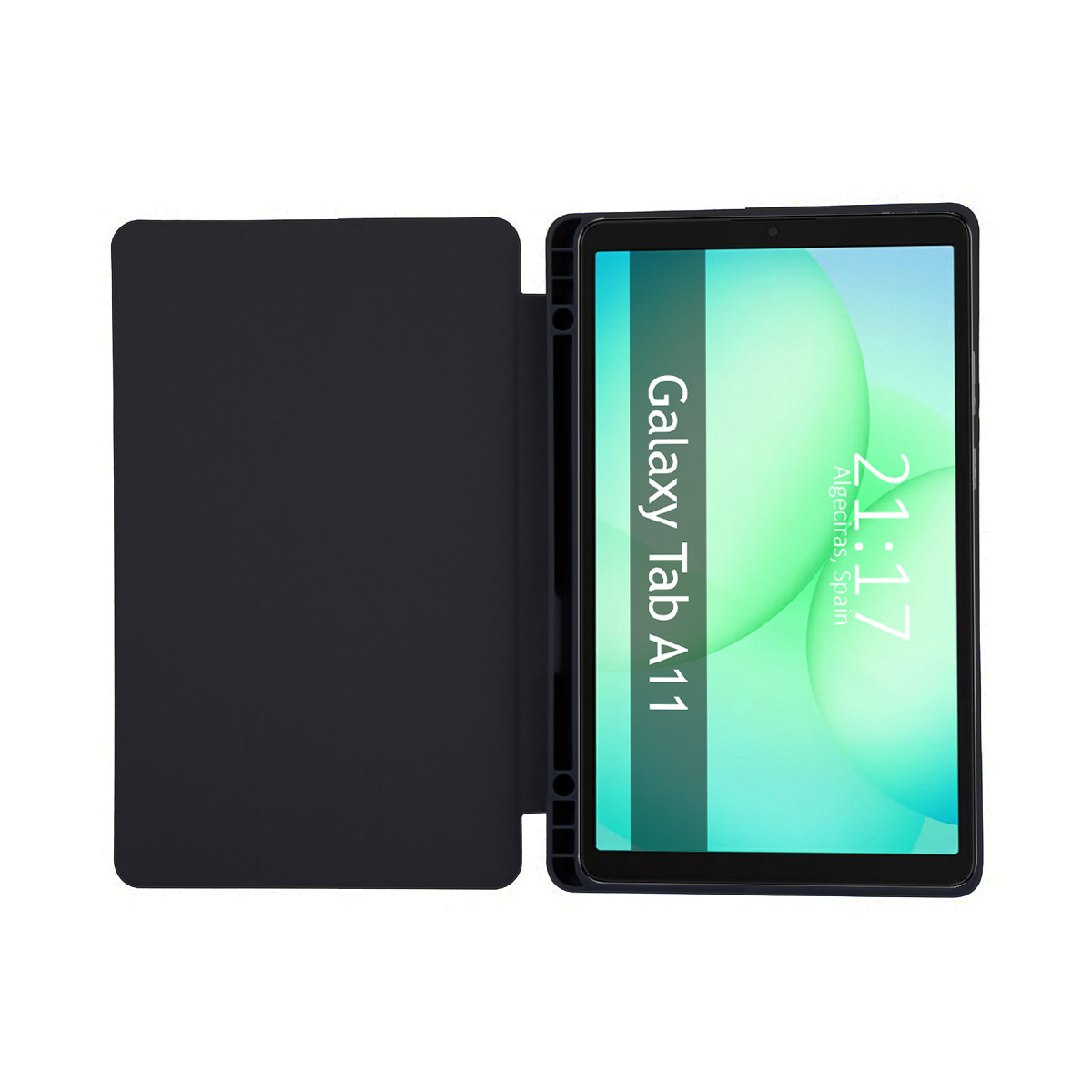 Funda con tapa Smart para Samsung Galaxy Tab A11 8.7 color Negra