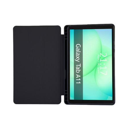 Funda con tapa Smart para Samsung Galaxy Tab A11 8.7 color Negra
