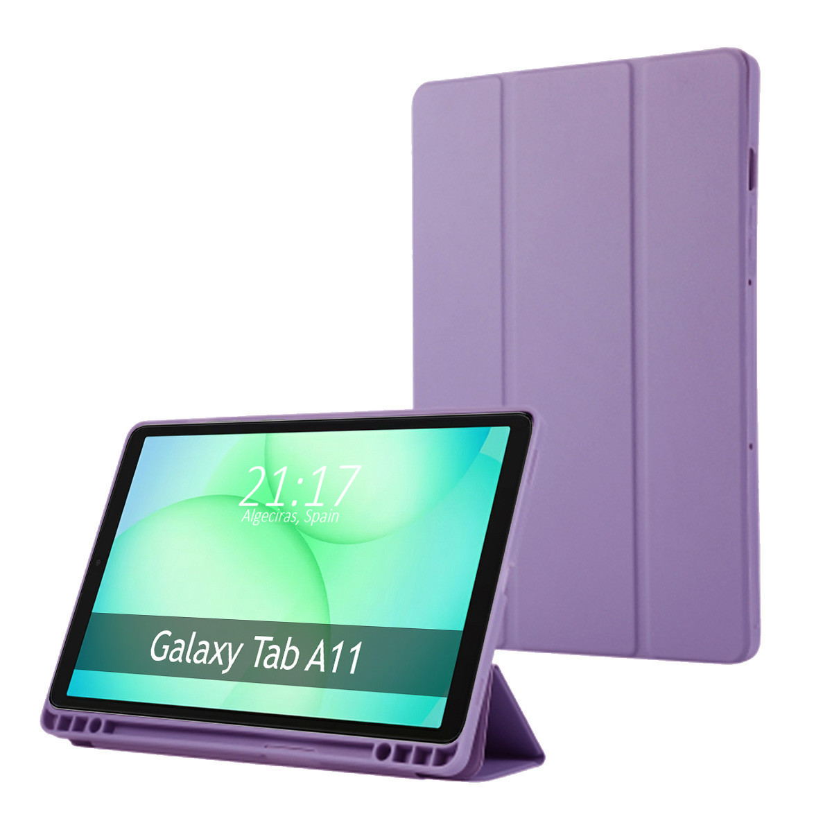 Funda con tapa Smart para Samsung Galaxy Tab A11 8.7 color Morada