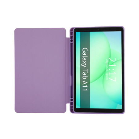 Funda con tapa Smart para Samsung Galaxy Tab A11 8.7 color Morada