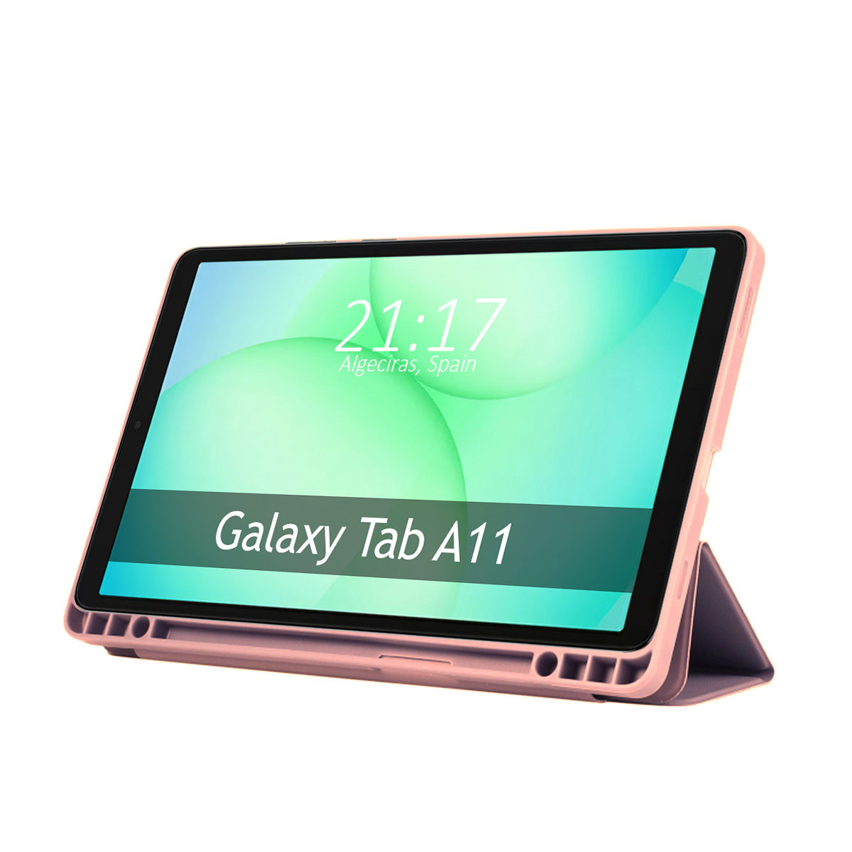 Funda con tapa Smart para Samsung Galaxy Tab A11 8.7 color Rosa