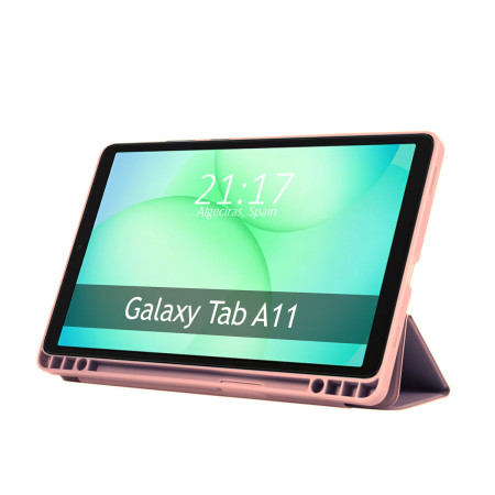 Funda con tapa Smart para Samsung Galaxy Tab A11 8.7 color Rosa