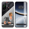 Funda Silicona Transparente para Xiaomi Poco F7 5G diseño Avestruz Dibujos