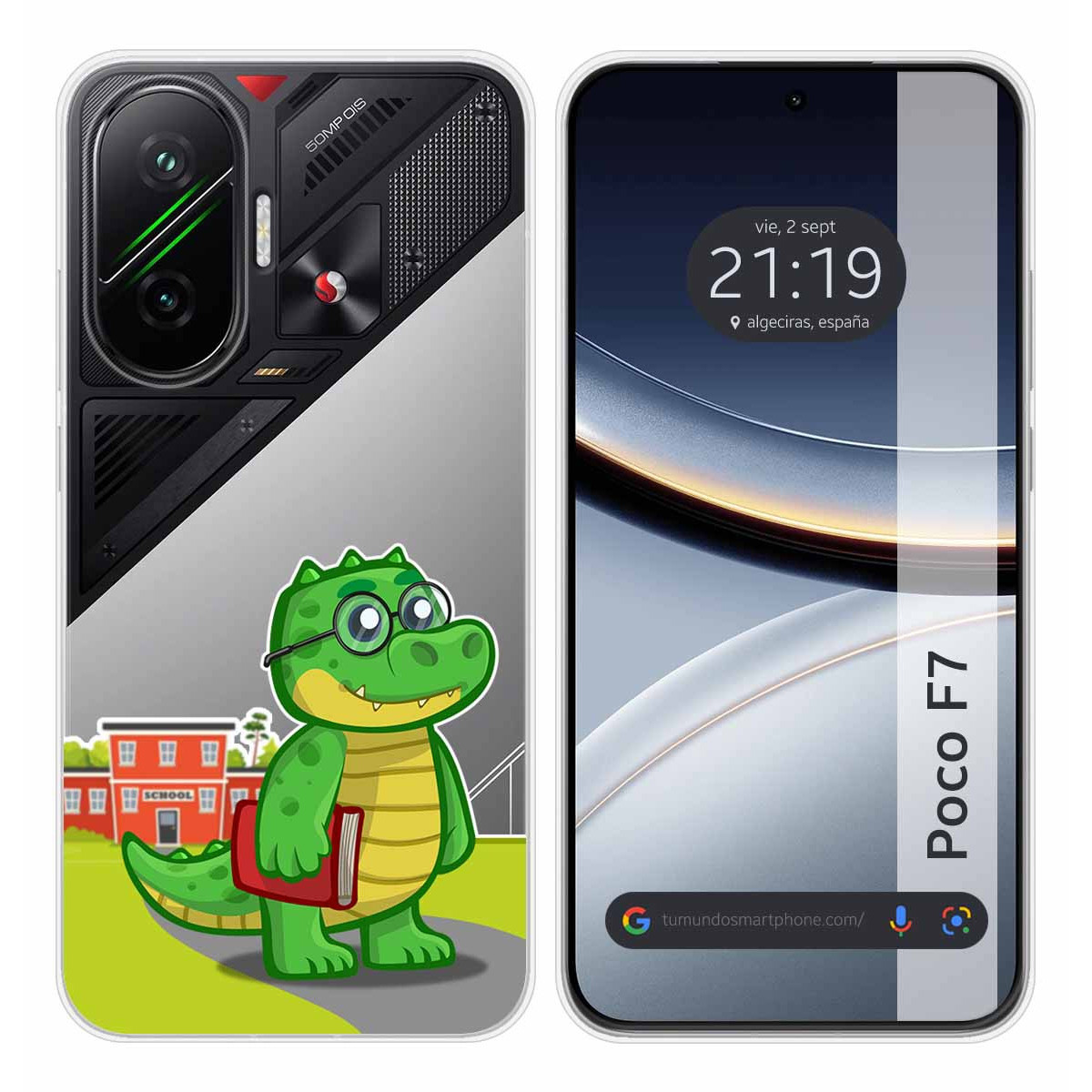 Funda Silicona Transparente para Xiaomi Poco F7 5G diseño Coco Dibujos