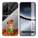 Funda Silicona Transparente para Xiaomi Poco F7 5G diseño Suricata Dibujos