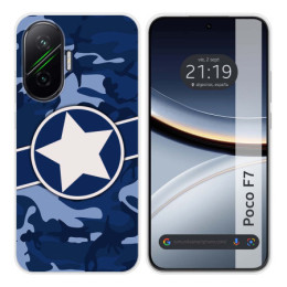 Funda Silicona para Xiaomi Poco F7 5G diseño Camuflaje 03 Dibujos