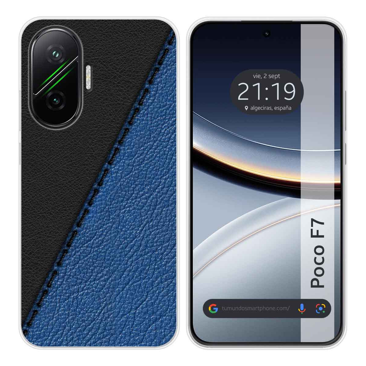 Funda Silicona para Xiaomi Poco F7 5G diseño Cuero 02 Dibujos