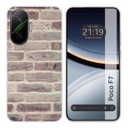 Funda Silicona para Xiaomi Poco F7 5G diseño Ladrillo 01 Dibujos