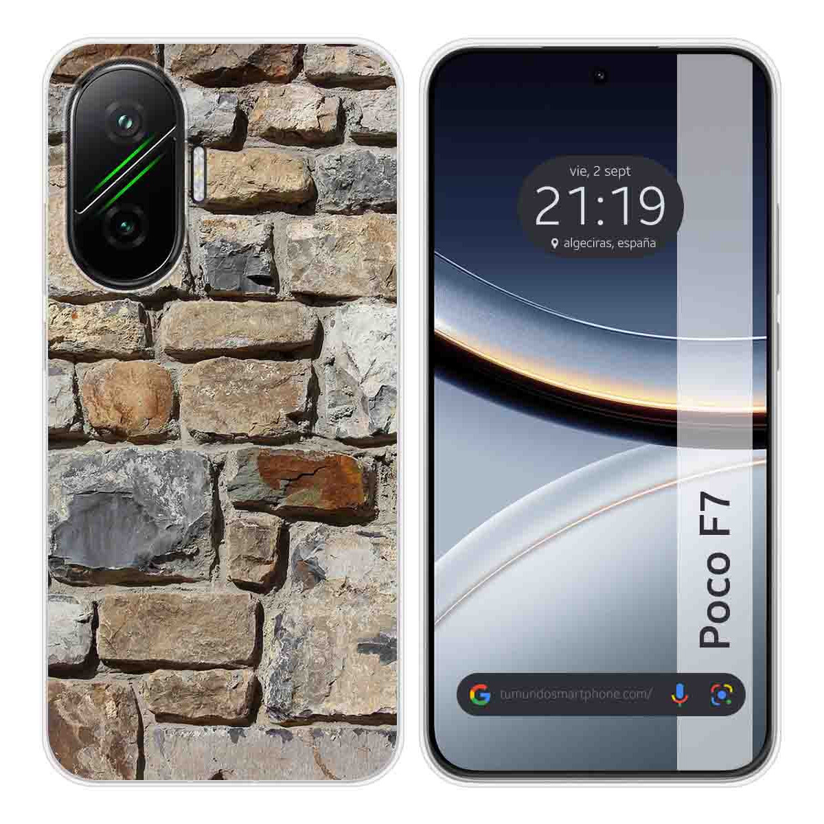 Funda Silicona para Xiaomi Poco F7 5G diseño Ladrillo 03 Dibujos