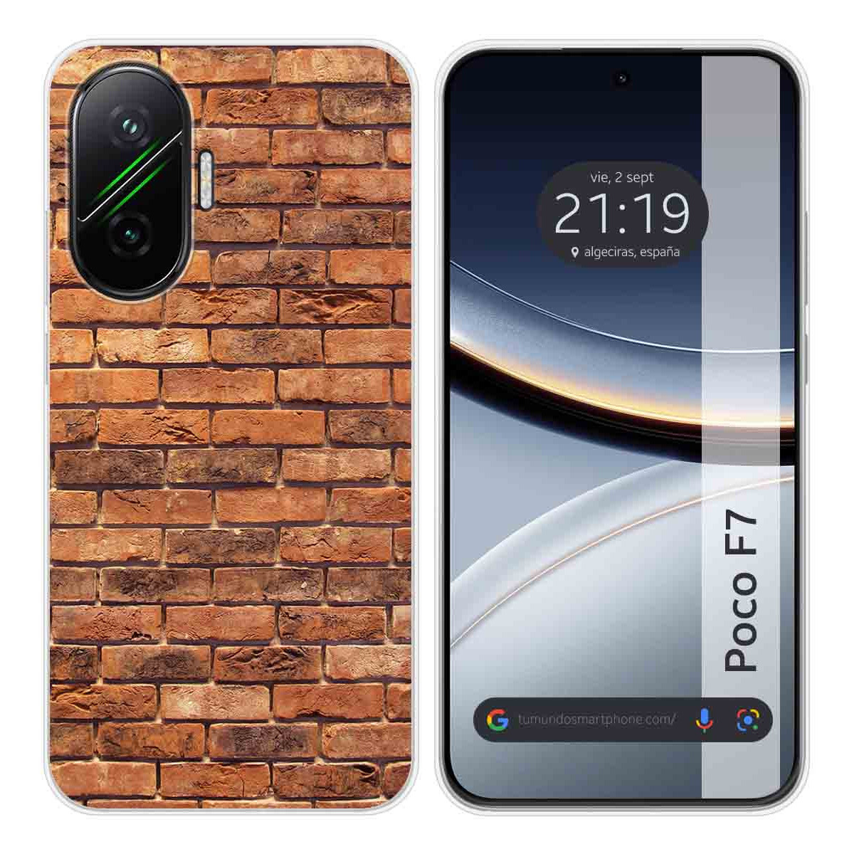 Funda Silicona para Xiaomi Poco F7 5G diseño Ladrillo 04 Dibujos