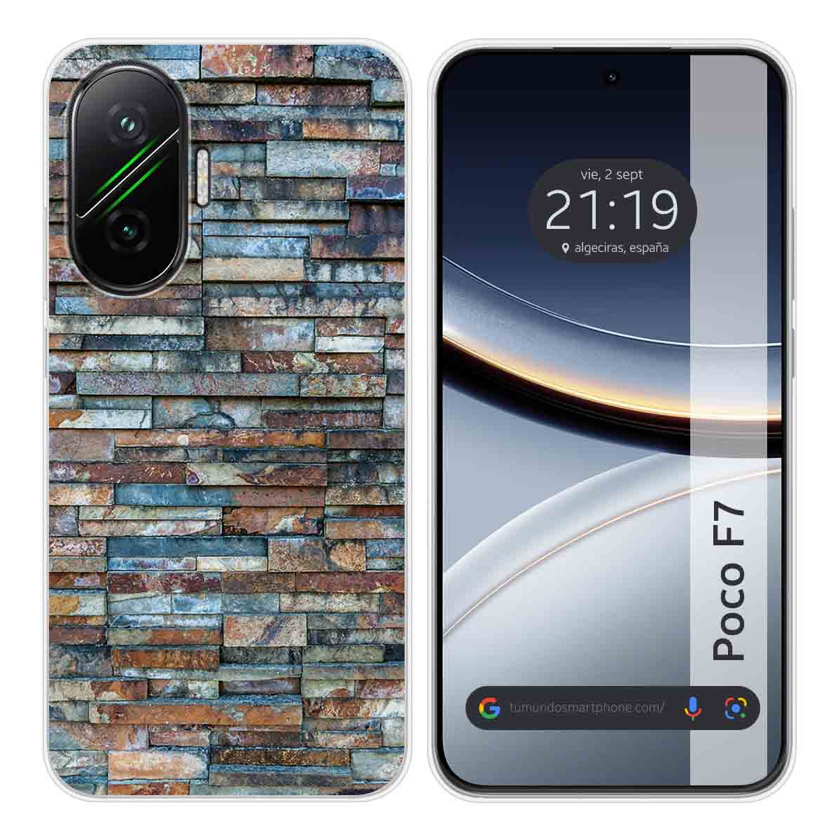 Funda Silicona para Xiaomi Poco F7 5G diseño Ladrillo 05 Dibujos