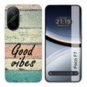 Funda Silicona para Xiaomi Poco F7 5G diseño Madera 01 Dibujos