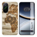 Funda Silicona para Xiaomi Poco F7 5G diseño Madera 07 Dibujos