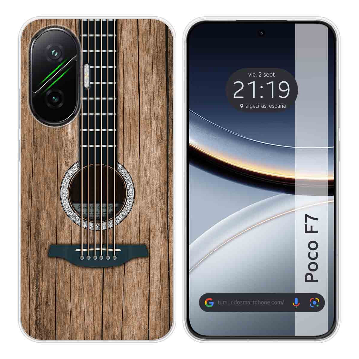 Funda Silicona para Xiaomi Poco F7 5G diseño Madera 11 Dibujos