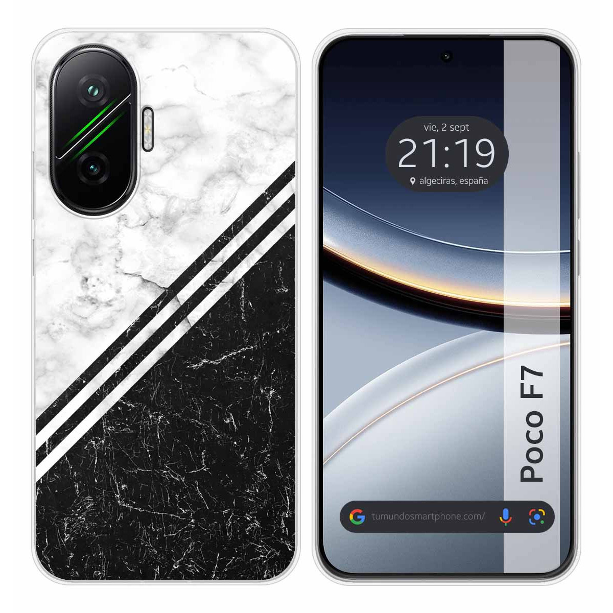 Funda Silicona para Xiaomi Poco F7 5G diseño Mármol 01 Dibujos