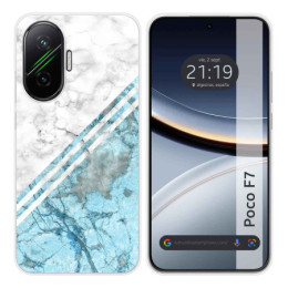 Funda Silicona para Xiaomi Poco F7 5G diseño Mármol 02 Dibujos