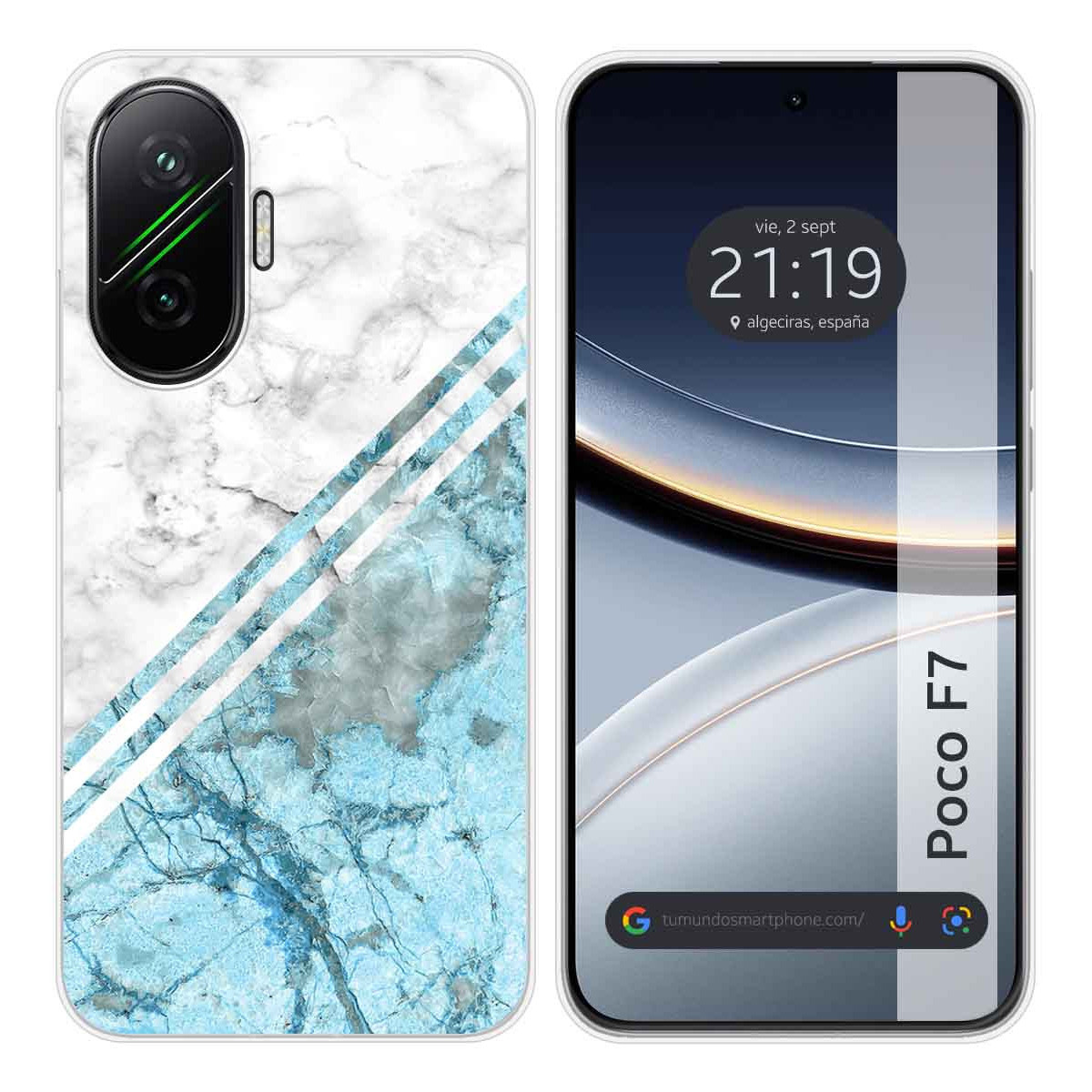 Funda Silicona para Xiaomi Poco F7 5G diseño Mármol 02 Dibujos