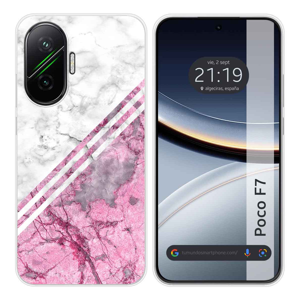 Funda Silicona para Xiaomi Poco F7 5G diseño Mármol 03 Dibujos