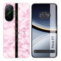Funda Silicona para Xiaomi Poco F7 5G diseño Mármol 04 Dibujos