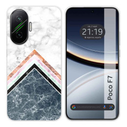Funda Silicona para Xiaomi Poco F7 5G diseño Mármol 05 Dibujos