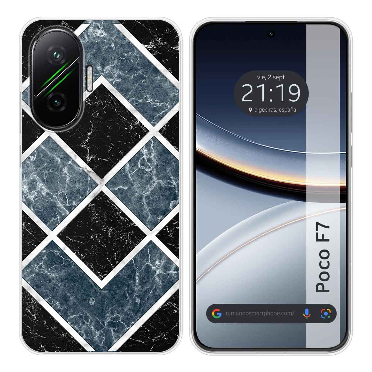 Funda Silicona para Xiaomi Poco F7 5G diseño Mármol 06 Dibujos