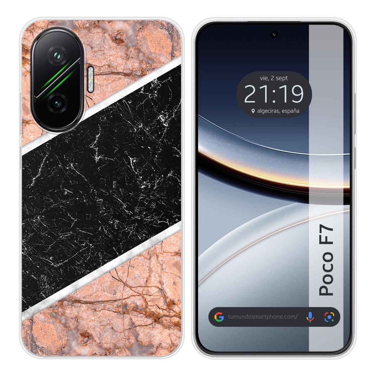 Funda Silicona para Xiaomi Poco F7 5G diseño Mármol 07 Dibujos