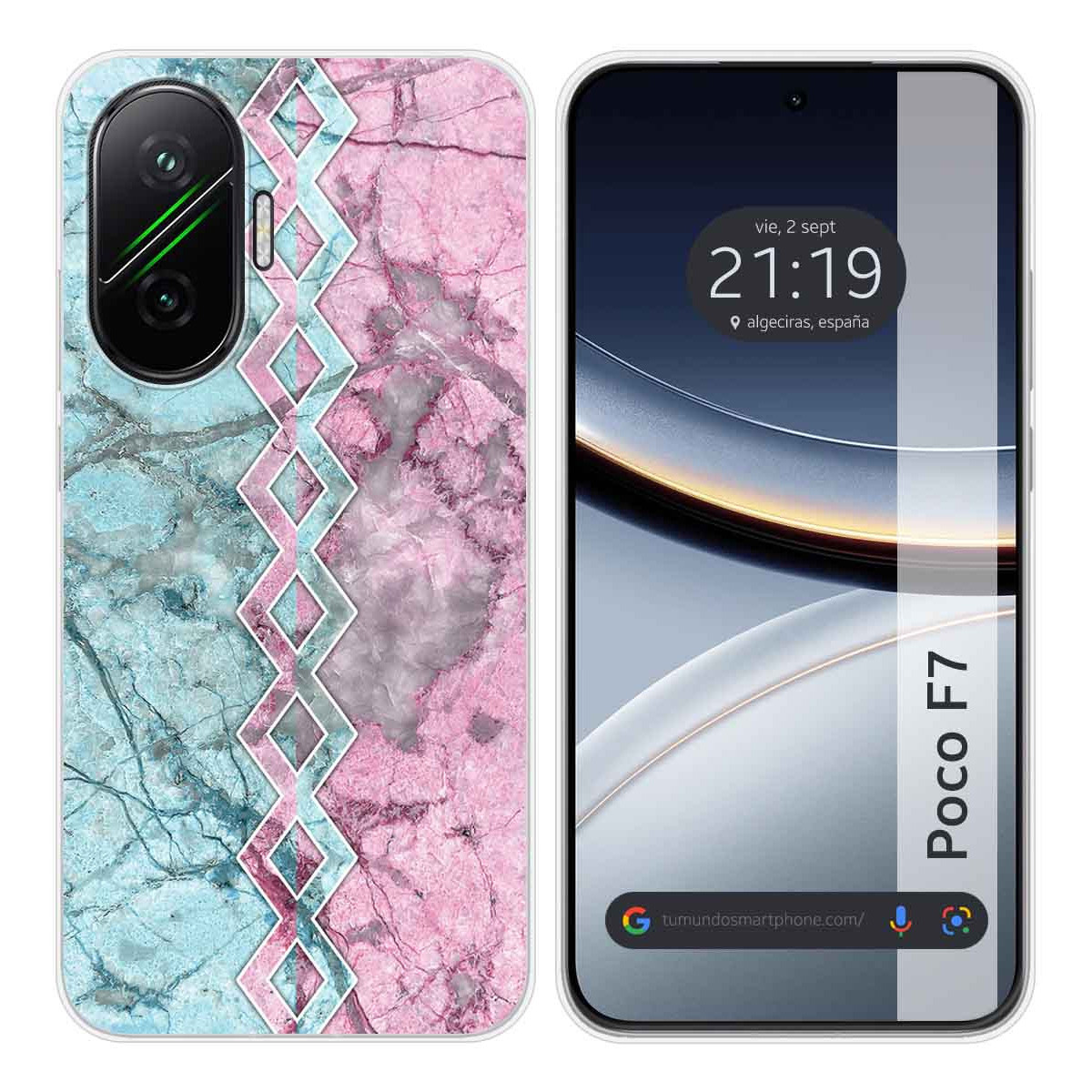 Funda Silicona para Xiaomi Poco F7 5G diseño Mármol 08 Dibujos