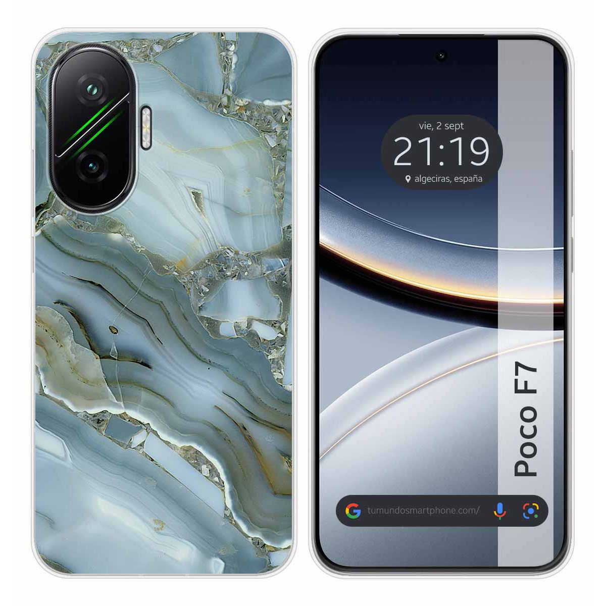 Funda Silicona para Xiaomi Poco F7 5G diseño Mármol 09 Dibujos