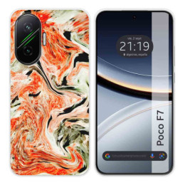 Funda Silicona para Xiaomi Poco F7 5G diseño Mármol 12 Dibujos