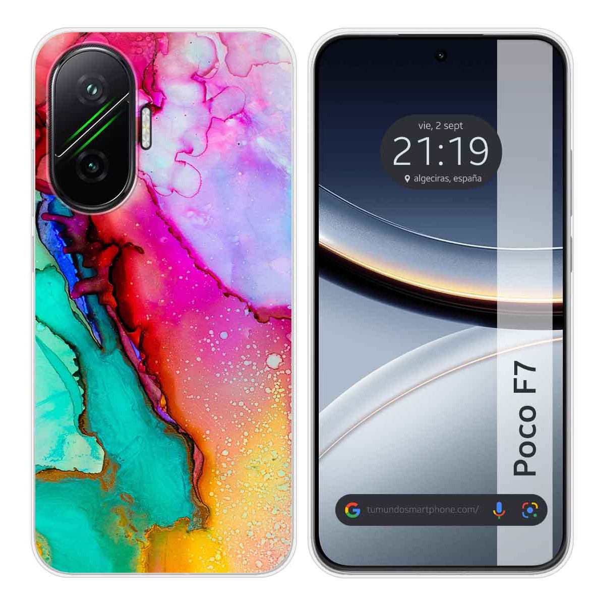 Funda Silicona para Xiaomi Poco F7 5G diseño Mármol 15 Dibujos