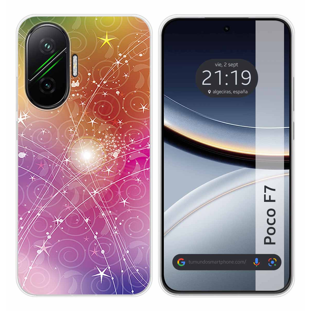 Funda Silicona para Xiaomi Poco F7 5G diseño Abstracto Dibujos