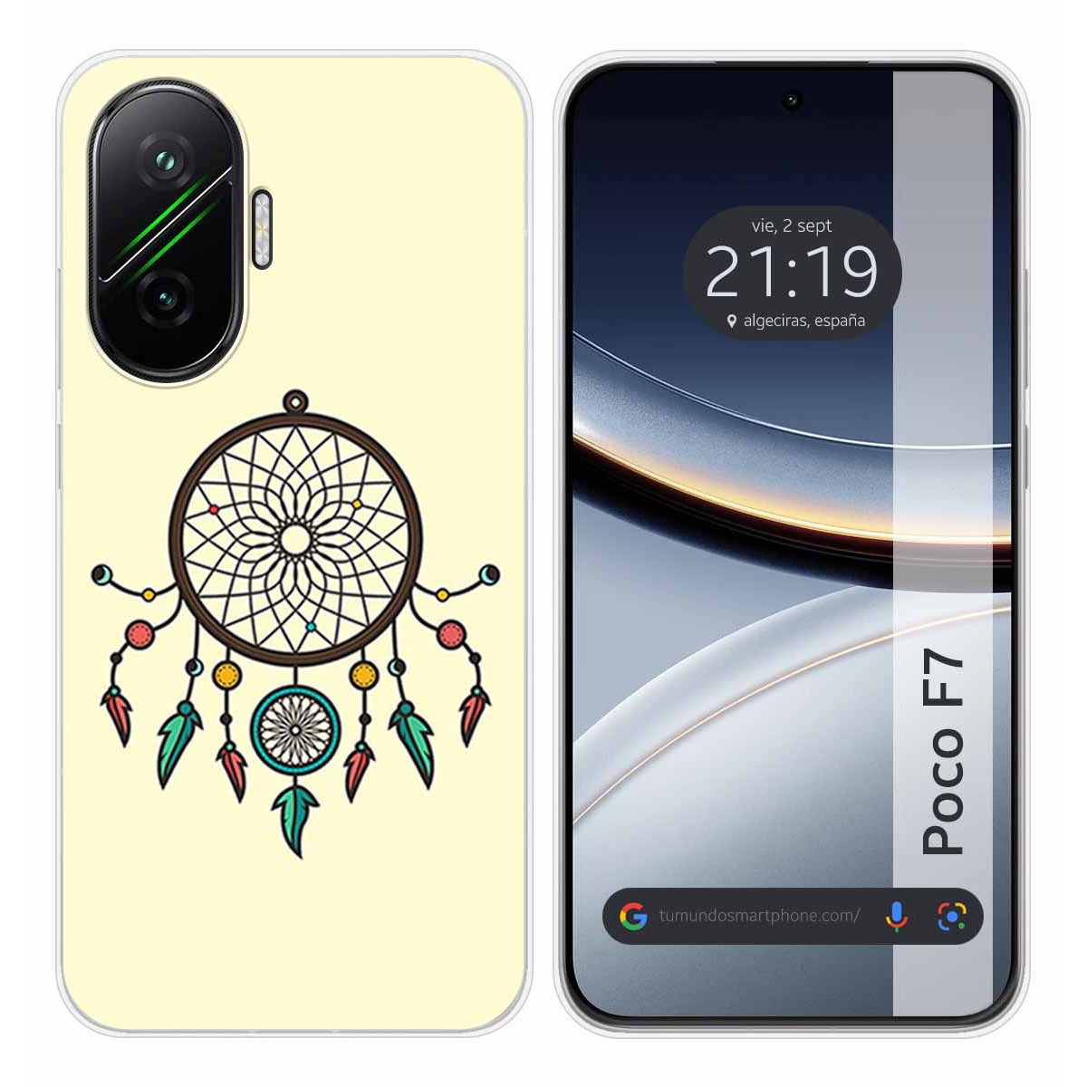 Funda Silicona para Xiaomi Poco F7 5G diseño Atrapasueños Dibujos